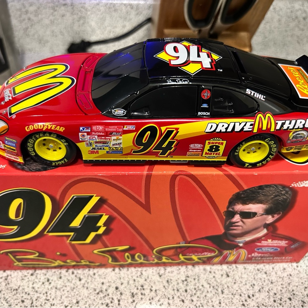 Red and Black Die-Cast NASCAR Racing Car Model